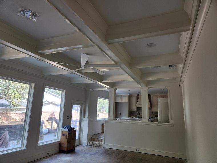 Coffered ceiling